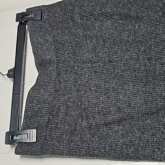 Madewell sz Sm heathered charcoal sweater skirt - Picture 3 of 8